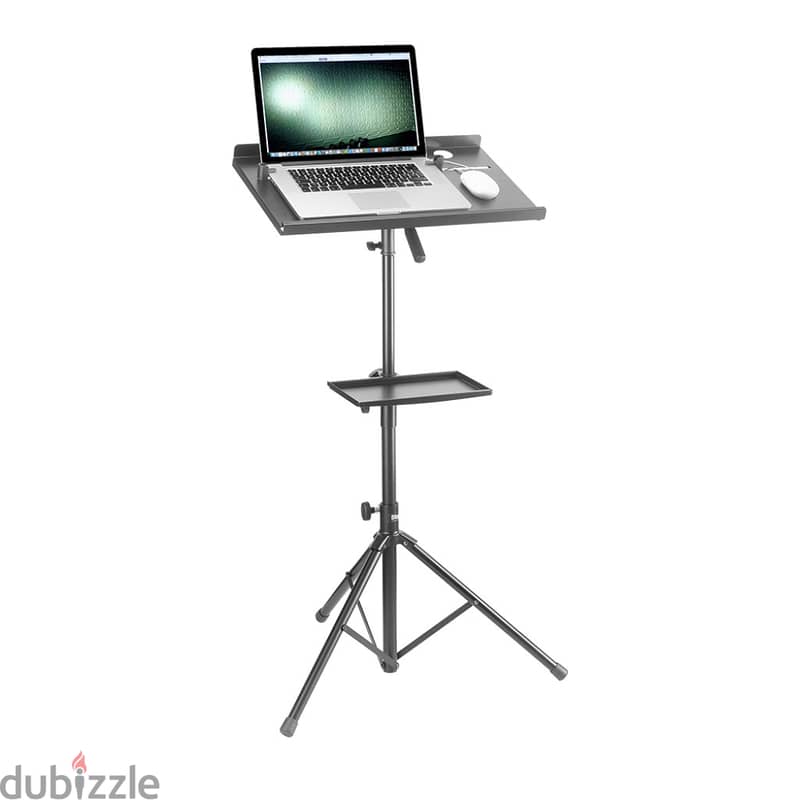 Stagg COS 10 BK Computer Stand with Extra Table 0