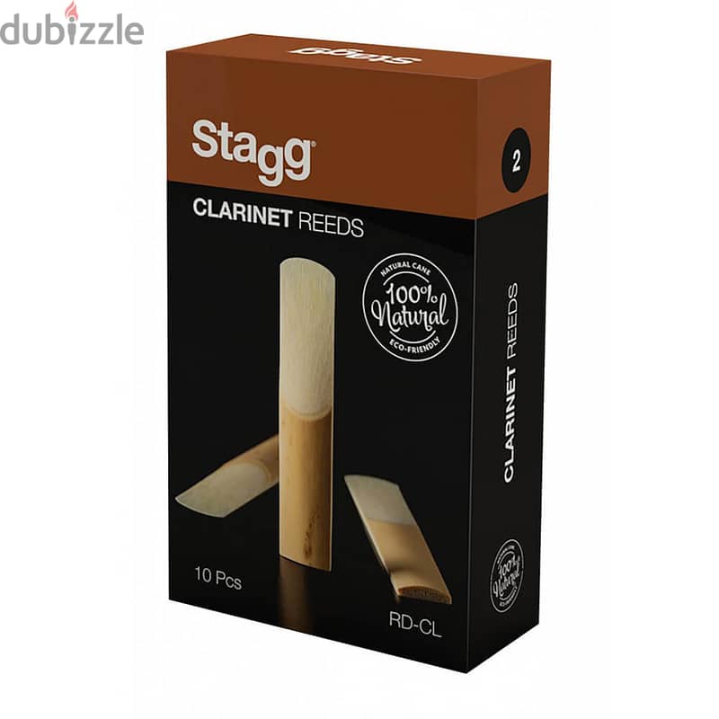 Stagg Clarinet Reeds, Thickness of 2mm 0