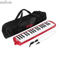 Stagg Melodica 37 Keys red 0
