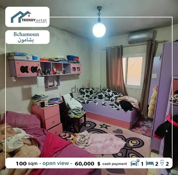 شقة للبيع في بشامون قرب الساحة apartment for sale in bchamoun 1