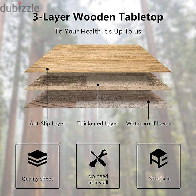 Wooden Foldable Laptop Table with Cup Slot 2