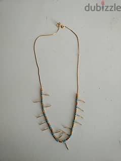Necklace with blue stones - Not Negotiable