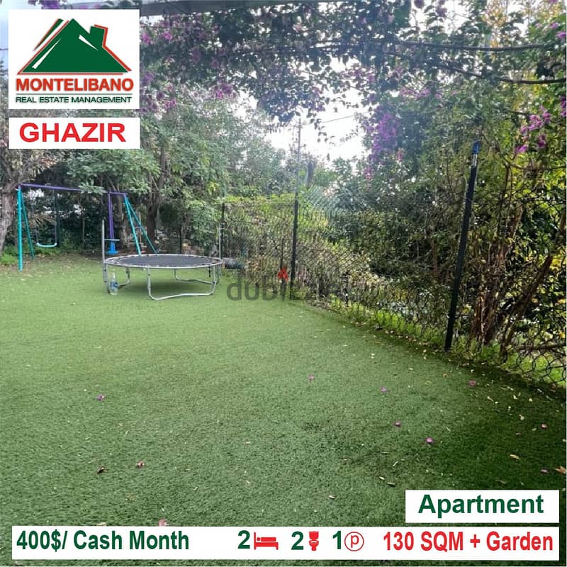 400$/Cash Month!! Apartment for rent in Ghazir!! 0