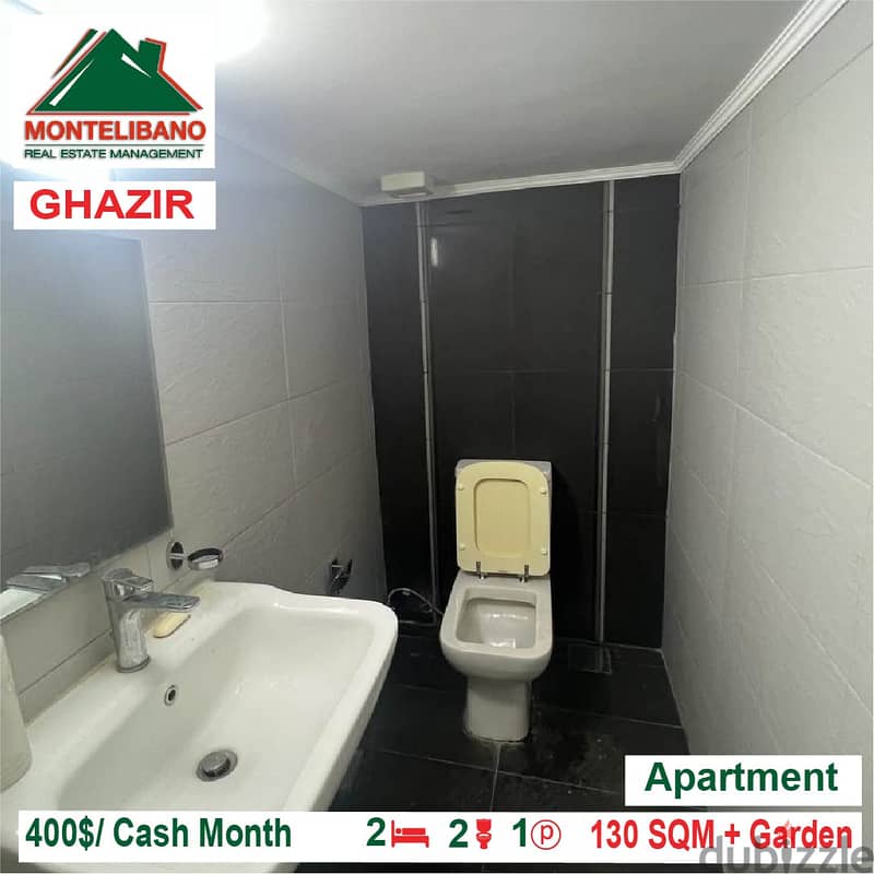 400$/Cash Month!! Apartment for rent in Ghazir!! 2