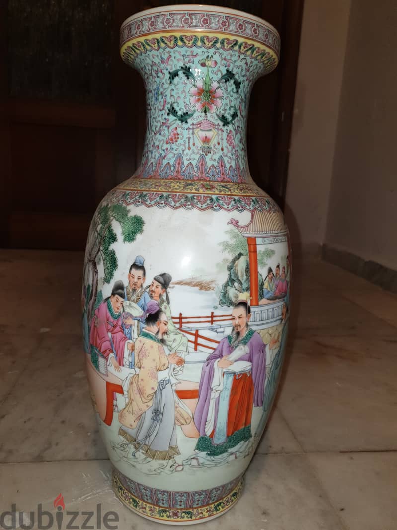 46cm Antique China Porcelain Vase 0