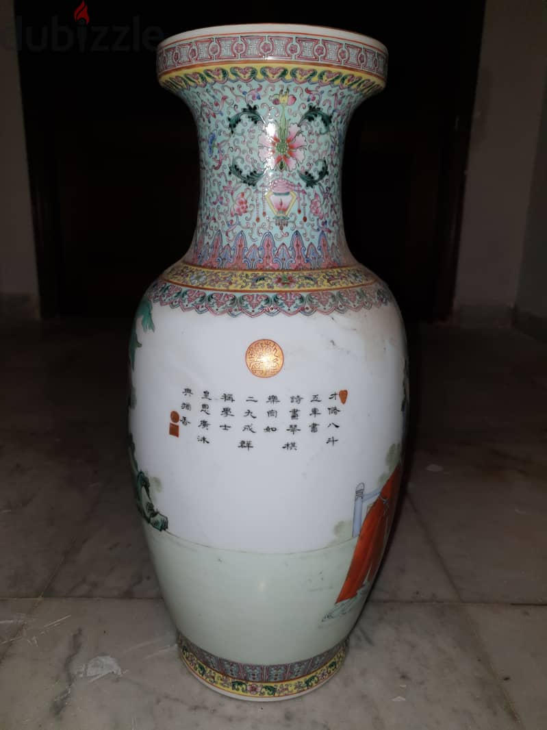 46cm Antique China Porcelain Vase 1