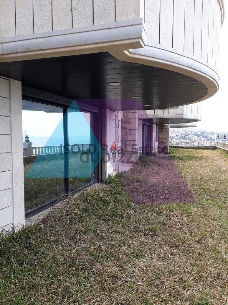 Two building on 1850 m2 land + open sea view for sale in Nahr Ibrahim 2