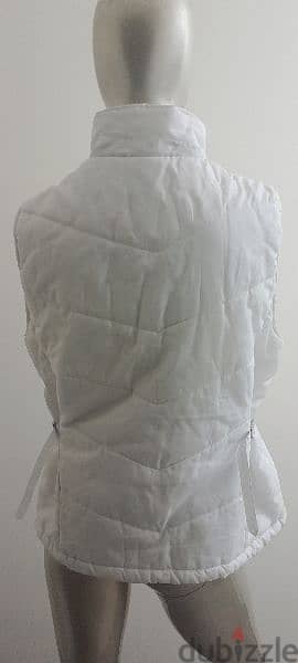 white Puffer Vest 2