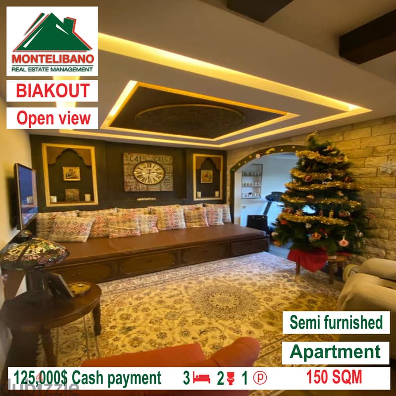 150,000$ Cash Payment!! Apartment for sale in Biakout!! Open View!! 0