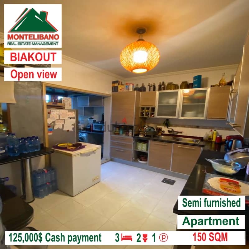 150,000$ Cash Payment!! Apartment for sale in Biakout!! Open View!! 1