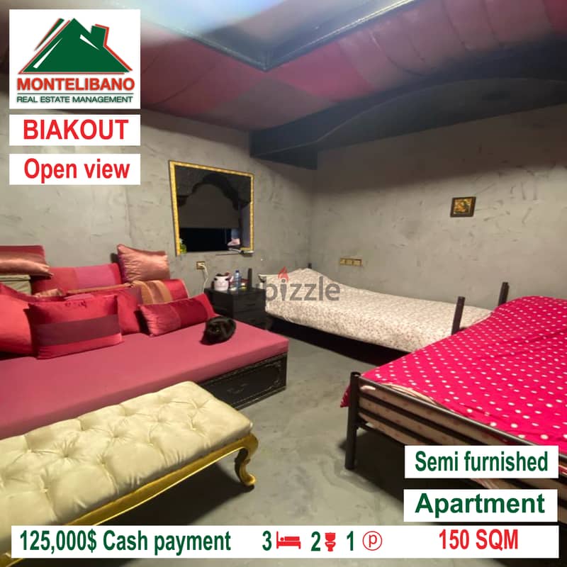 150,000$ Cash Payment!! Apartment for sale in Biakout!! Open View!! 3