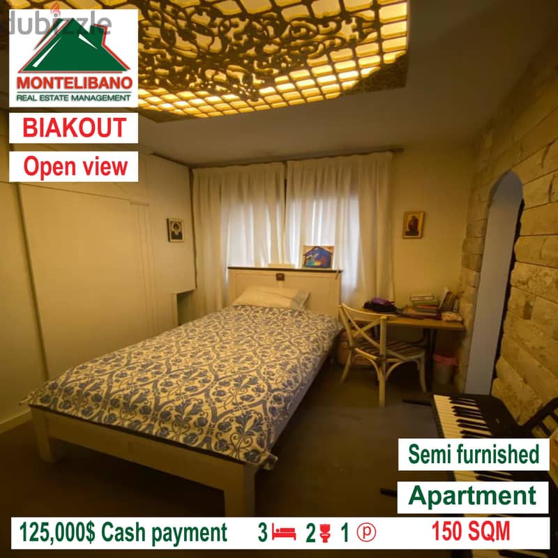 150,000$ Cash Payment!! Apartment for sale in Biakout!! Open View!! 5