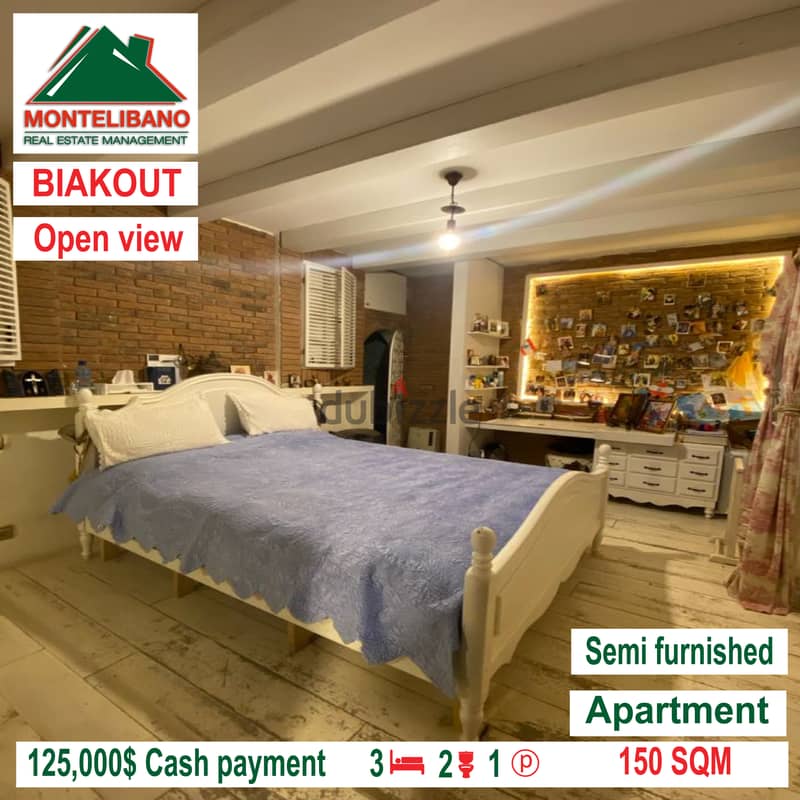 150,000$ Cash Payment!! Apartment for sale in Biakout!! Open View!! 6