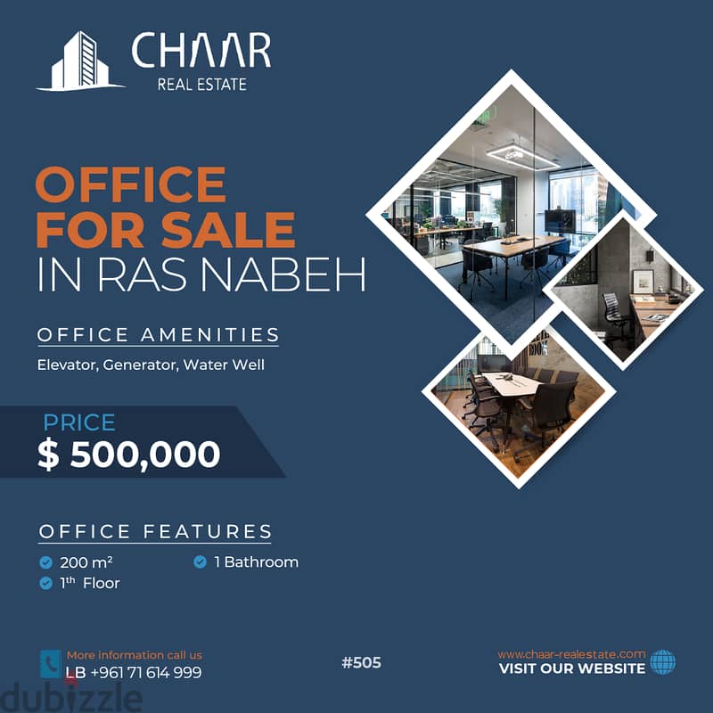 R505 Spacious Office for Sale in Ras Al-Nabaa 0