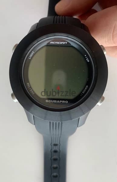 Scubapro Meridian Black Tech Dive Computer Watch + Heart Monitor (New) 0