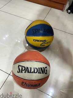 2 basketball  in very good condition size 6