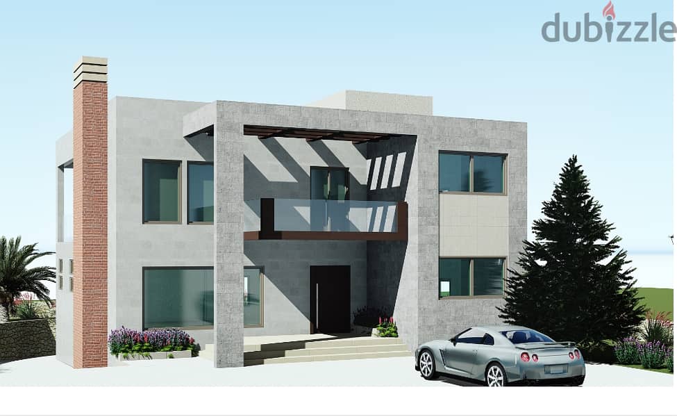 L06703-Triplex Villa with 885 sqm Land for Sale in Hamat Batroun 8