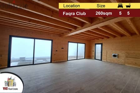 Faqra Club 260m2 | 245m2 Terrace/Garden | High-End | Private Street |