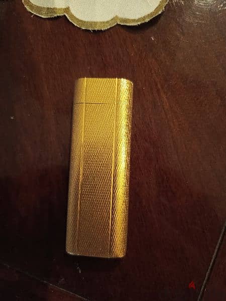 Cartier Vintage Gold plated lighter 0