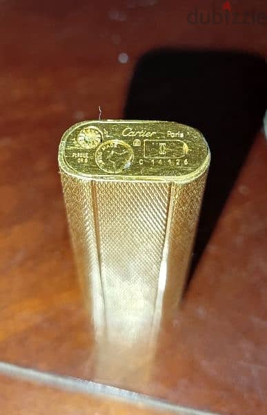 Cartier Vintage Gold plated lighter 2