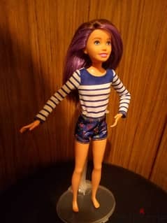 SKIPPER BABY SITTER NURSERY Mattel wearing Great doll purple hair part