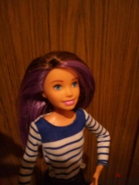 SKIPPER BABY SITTER NURSERY Mattel wearing Great doll purple hair part 3