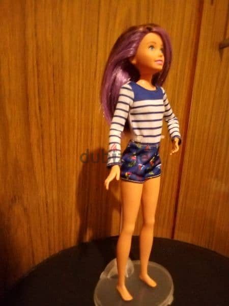 SKIPPER BABY SITTER NURSERY Mattel wearing Great doll purple hair part 3