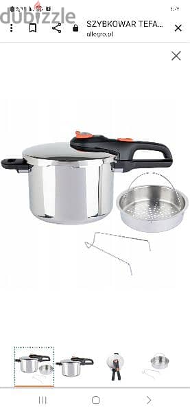 Tefal secure 5 neo stainless steel pressure cooker hot sale