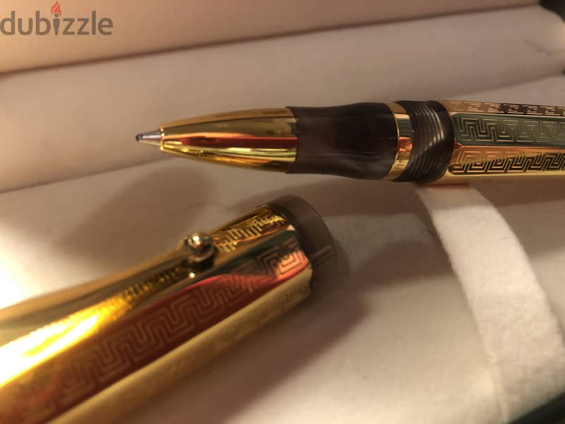 Montegrappa Eleganza gold roller ball luxury pen 3