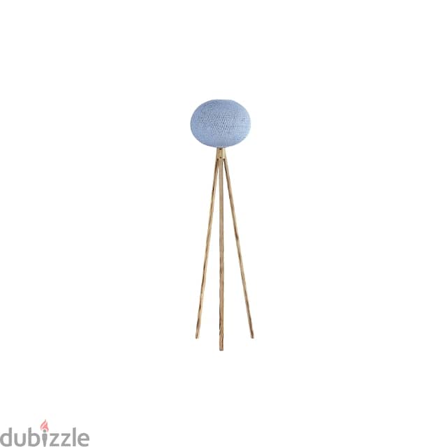 Modern Floor Lamp with Woven Rope Shade and Triple Legs 5
