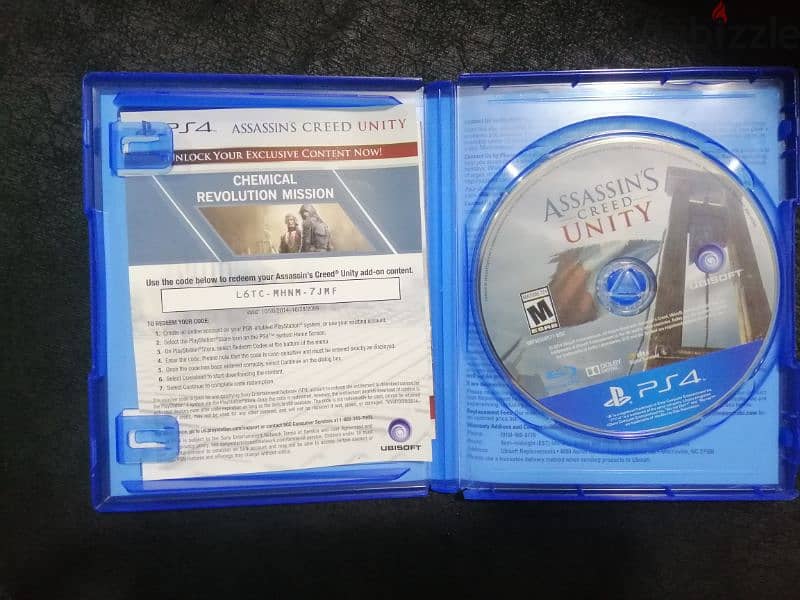 Ps4 Assasins Creed Unity cd (10$) . Used like new!(You can also trade) 1