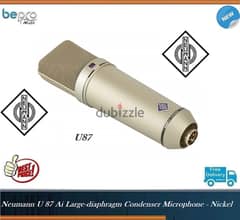 Neumann U 87 Ai Large-diaphragm Condenser Microphone - Nickel 0