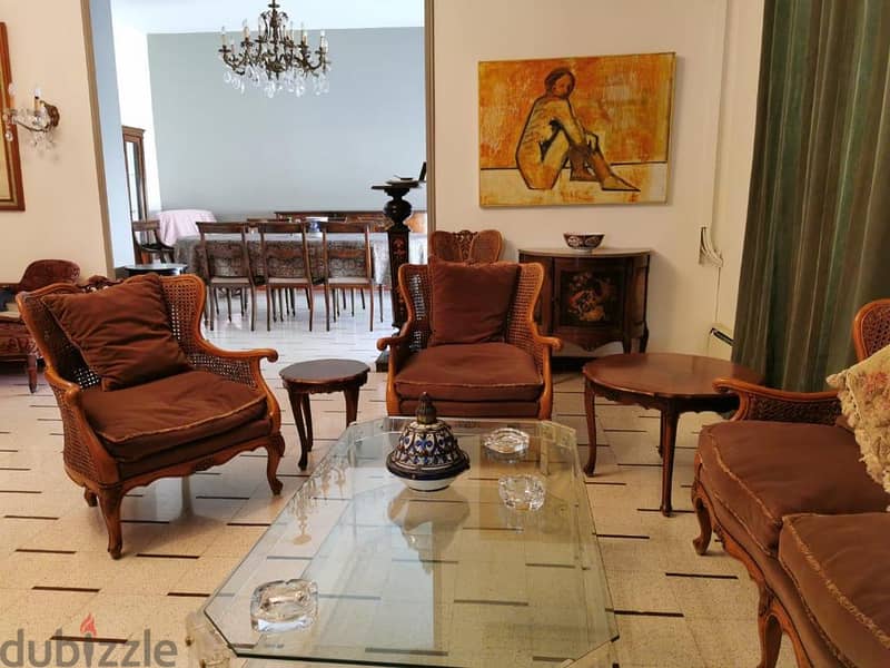 240 Sqm Fully furnished Apartment for rent in Achrafieh 2