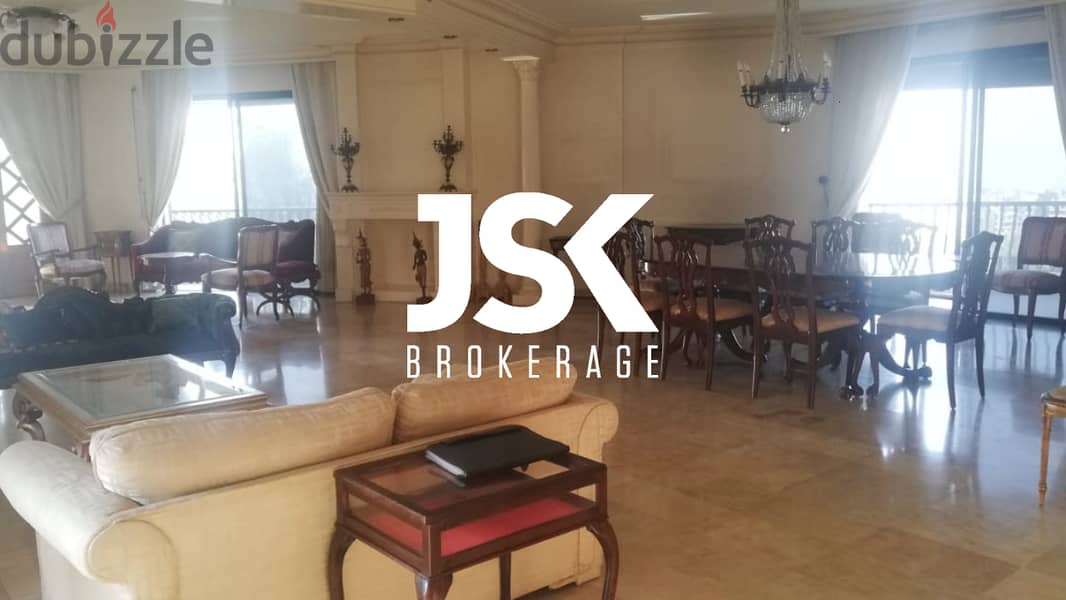 L14177-Spacious Apartment With Open View for Sale in Rabieh 0