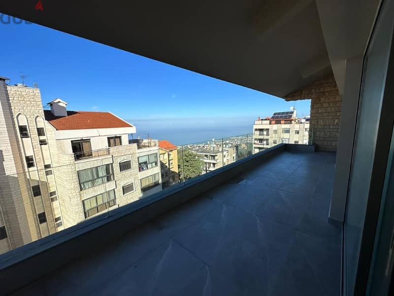 300Sqm|Super deluxe apartment for sale in Ain Saadeh|Beirut & sea view 4
