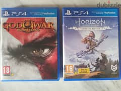 horizon zero dawn complete edition and God of war remastered 0