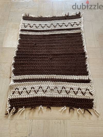 85x130cm Tapis crochet fait main