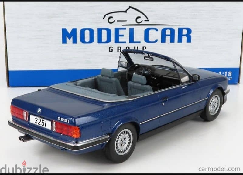 BMW 325i E30 ('85) diecast car model 1;18 4