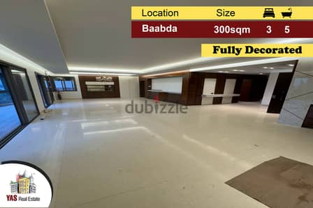 Baabda/Rihaniyeh 300m2 | Super Deluxe | Fully Decorated | PA |