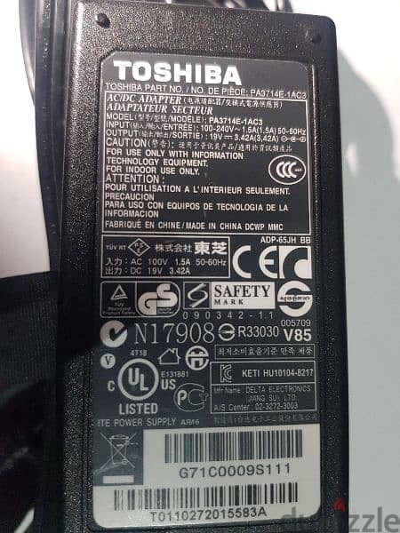 Toshiba laptop charger 1