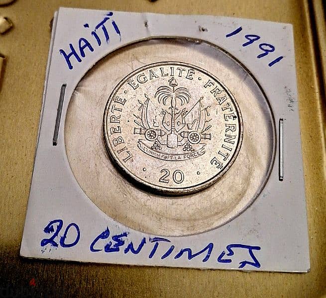 Haiti 1991 Charlemagne 20 Centimes 1