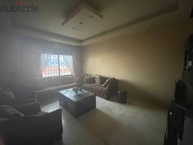 Apartment For Sale Mazraat Yachouh/Calm Location-شقة للبيع مزرعة يشوع 1