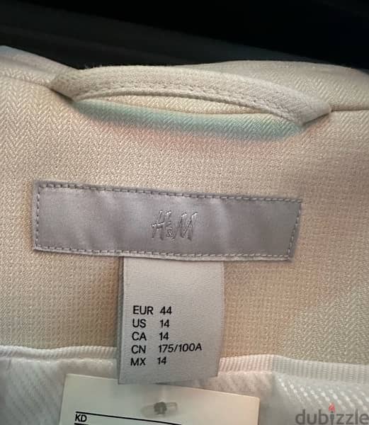 blazer H&M new with tag size 44 1