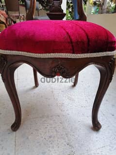 luxurious painted wood chair   كرسي