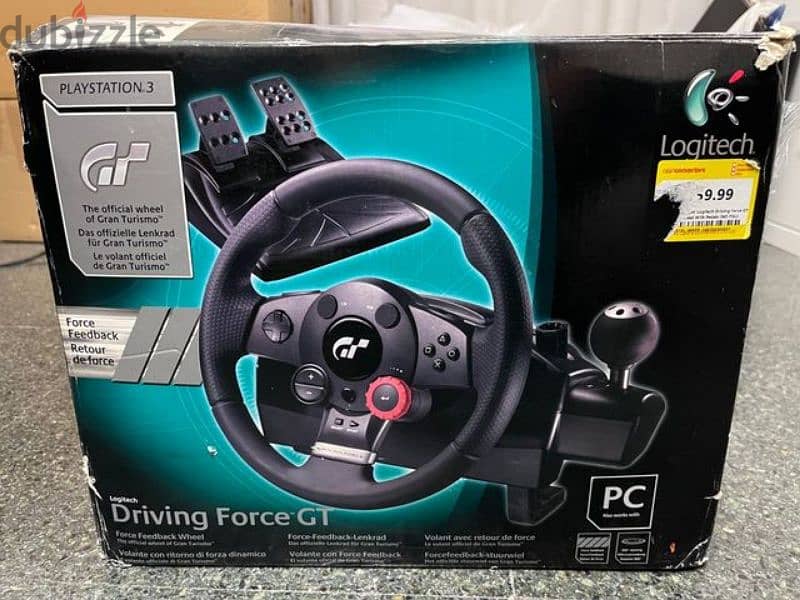 Logitech driving force GT - gaming wheel and pedals 1