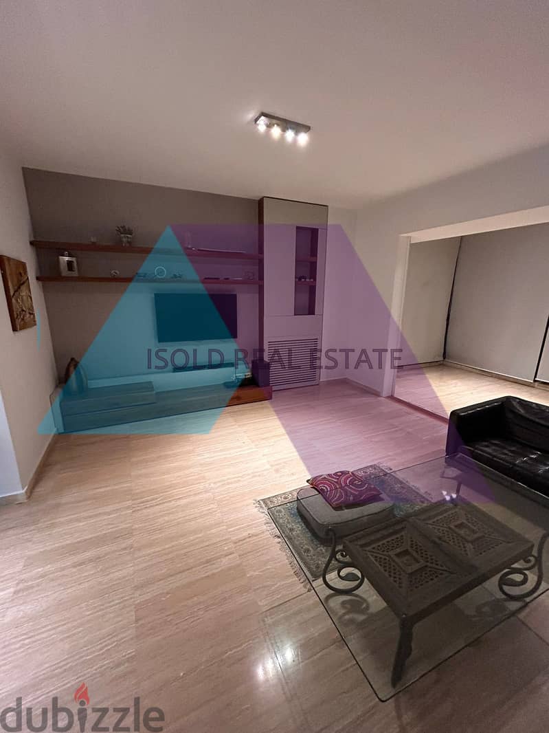 Decorated&furnished 220 m2 apartment+ open view for rent in Achrafieh 1