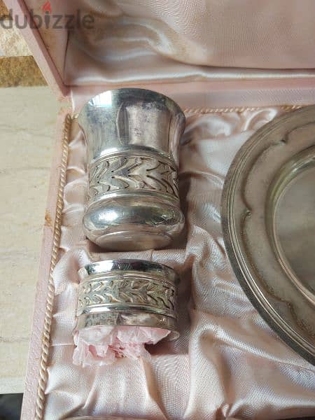 dining set silver plated 4