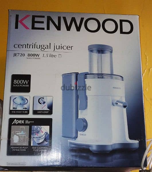 Kenwood Centrifugal Juicer and Braun Combimax 0