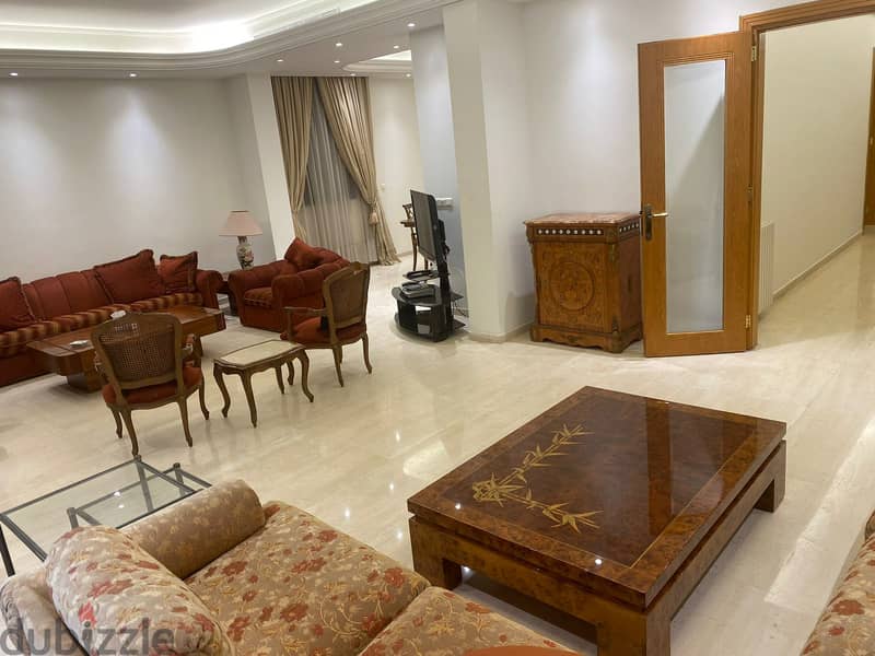 FULLY FURNISHED IN BADARO + TERRACES (280SQ) 3 BEDROOMS , (BDR-159) 0