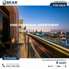 "Chic Urban Living: One-Bedroom Gem for Sale in Saifi"
